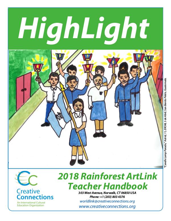 2018 Rainforest ArtLink Guias del Maestro Guidelines RFArtLink 2018 English