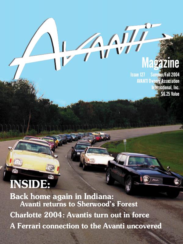 Avanti Magazine Summer/Fall 2004 #127