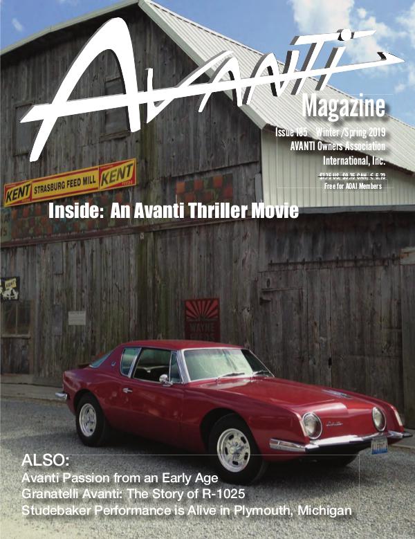 Avanti Magazine Winter/Spring 2019 #185