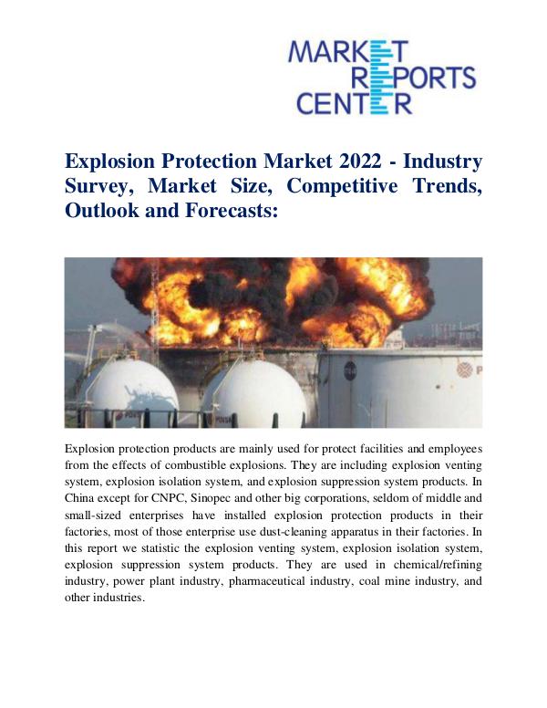 Market Research Reports Explosion Protection Market