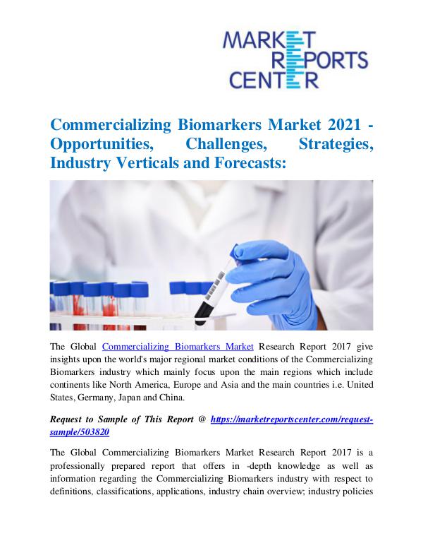 Commercializing Biomarkers Market