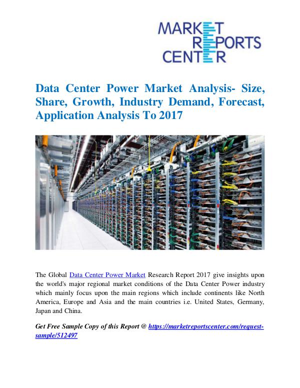 Data Center Power Market