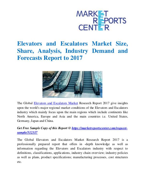 Elevators and Escalators Market