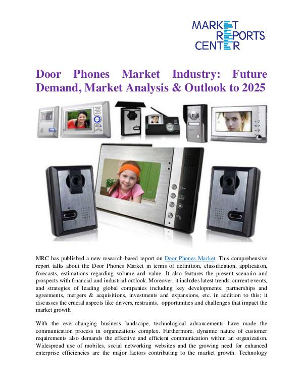 Door Phones Market