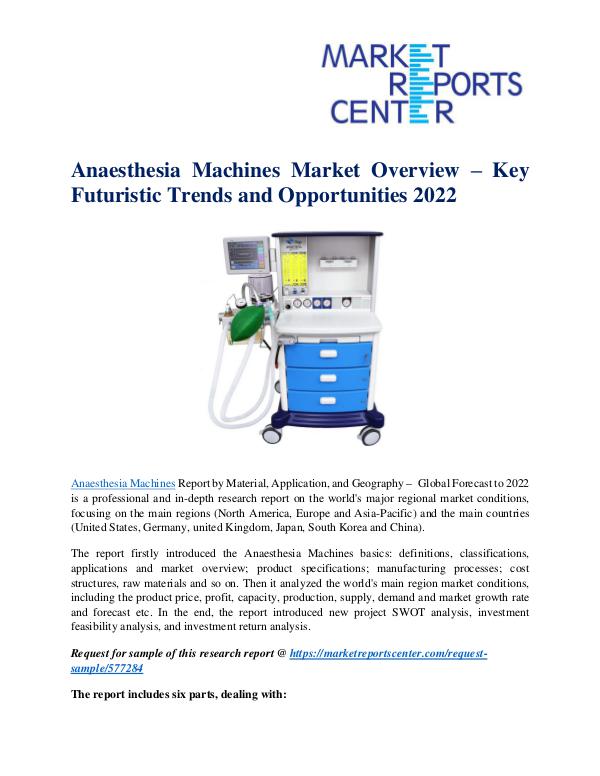 Anaesthesia Machines Market