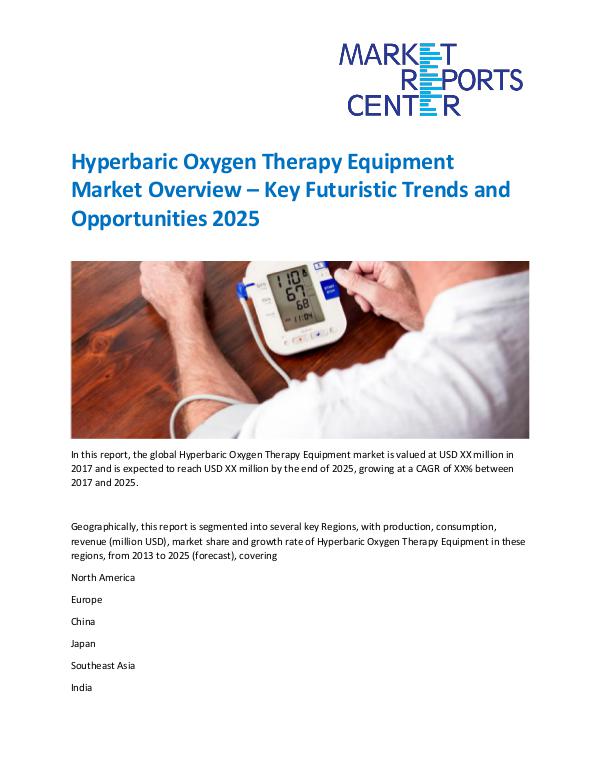 Hyperbaric Oxygen Therapy Equipment Market