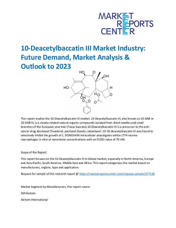 10-Deacetylbaccatin III Market