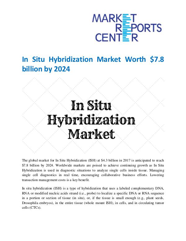 In Situ Hybridization Market