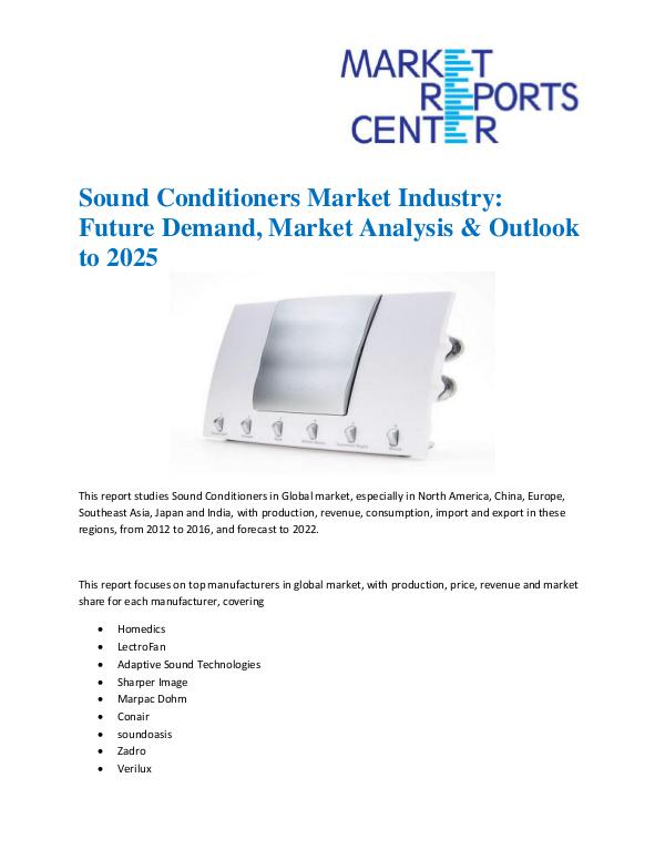 Sound Conditioners Market