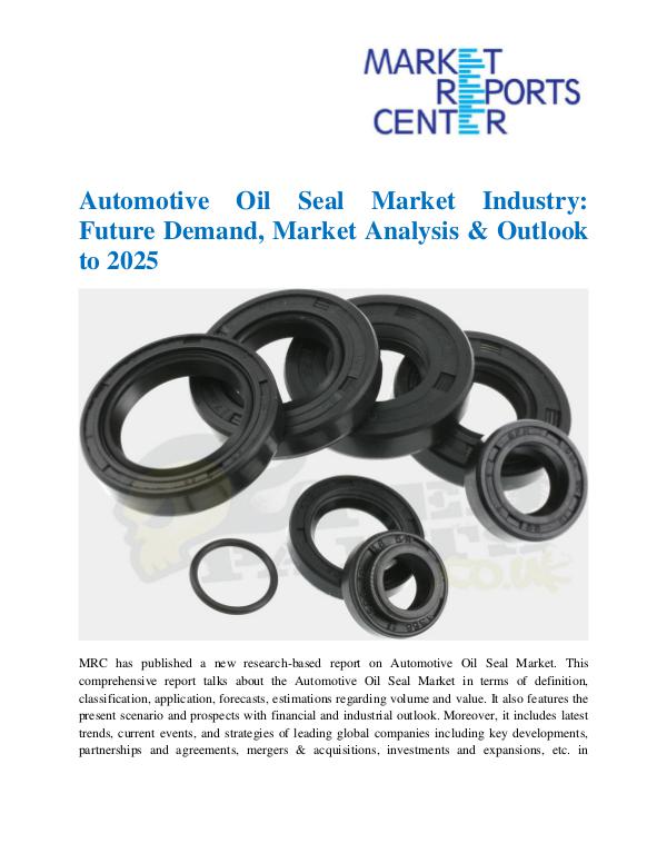 Automotive Oil Seal Market