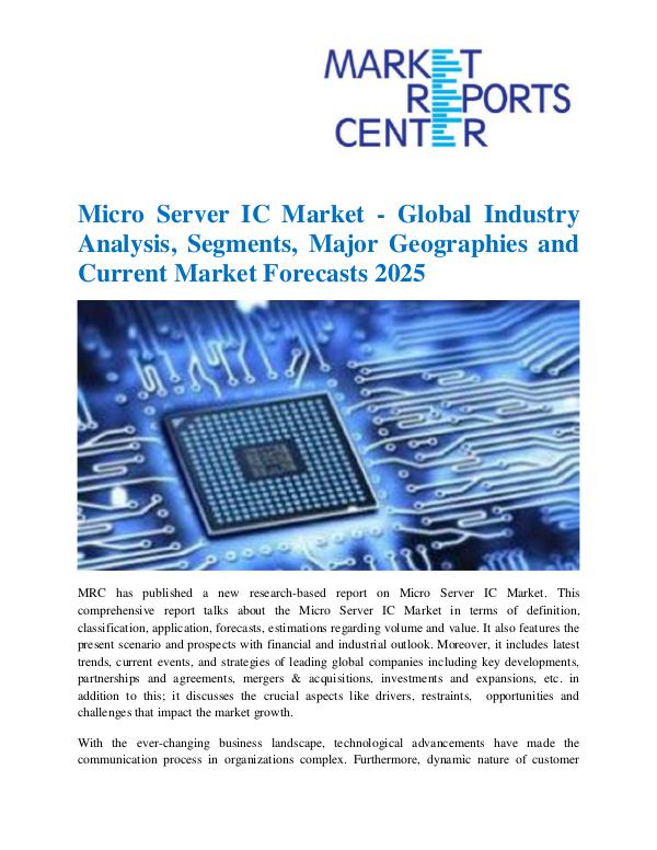 Micro Server IC Market