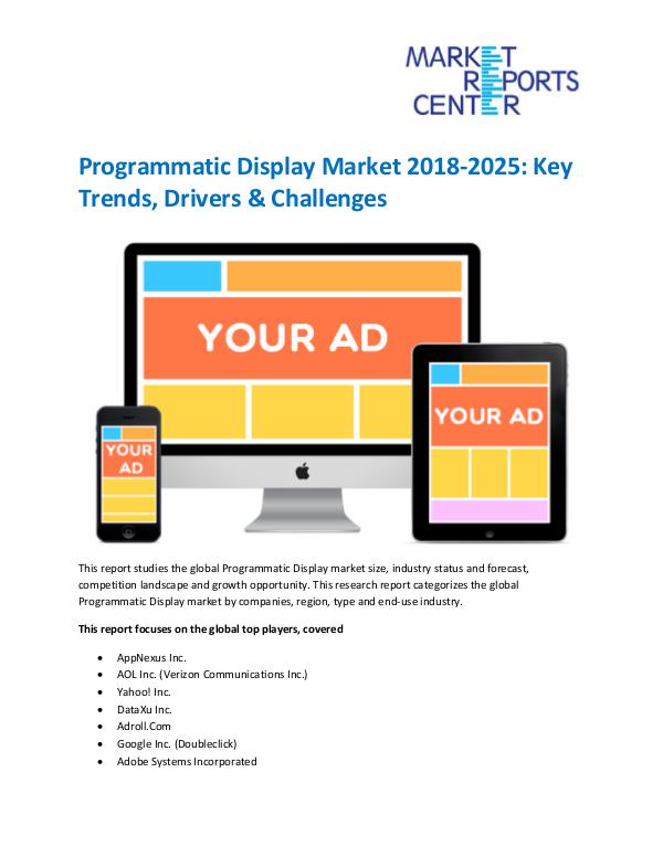 Market Research Reprots- Worldwide Programmatic Display Market