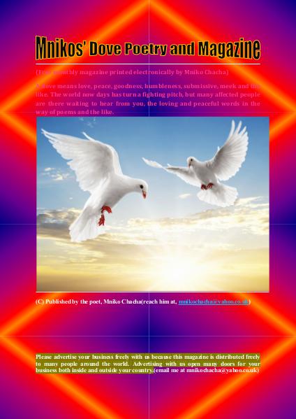 MNIKOS' DOVE POETRY AND MAGAZINE. JULY 2016