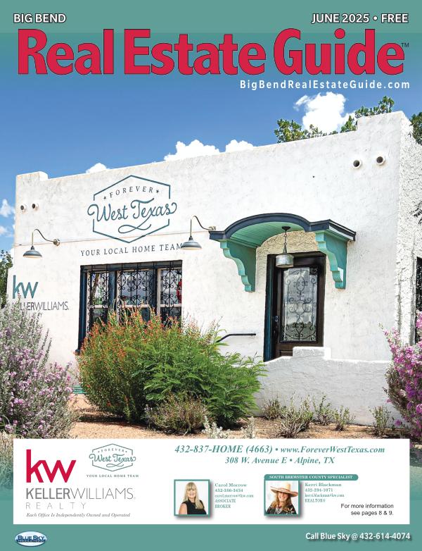 Big Bend Real Estate Guide June 2025