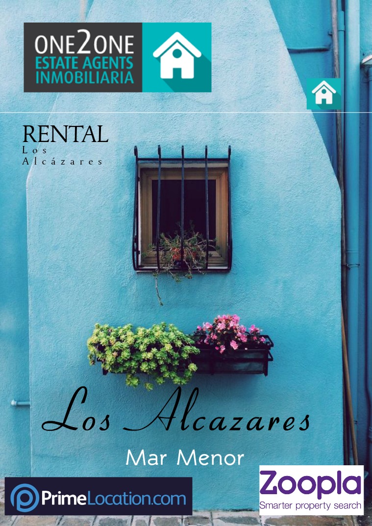 FOR RENT -  LOS ALCÁZARES FOR RENT LOS ALCÁZARES MAR MENOR SPAIN