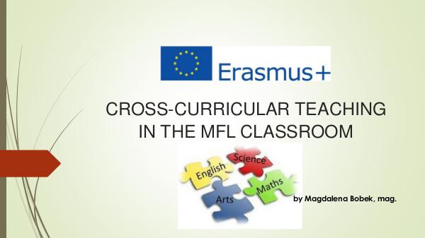 cross curricular in the MFL classroom