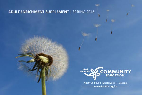 Adult Enrichment Spring Supplement Spring 2018