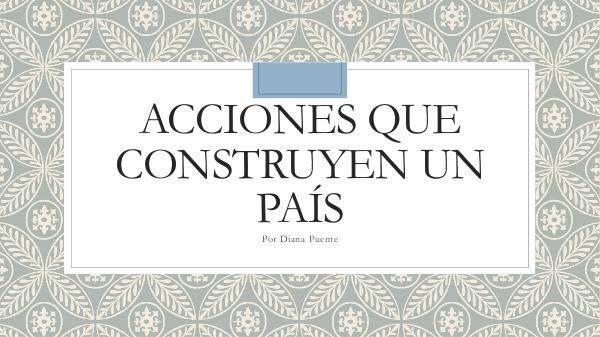 Acciones que construyen un país Competencias ciuddadanas