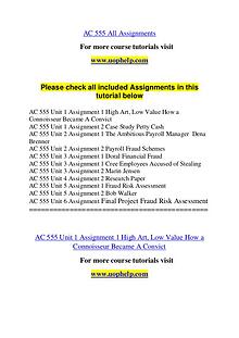 AC 555 Seek Your Dream /uophelp.com