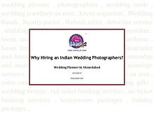 Why Hiring an Indian Wedding Photographers?