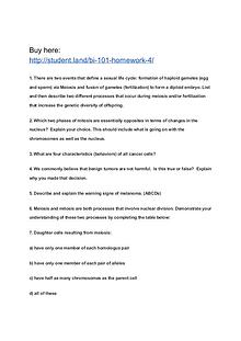 BI 101 Homework 4