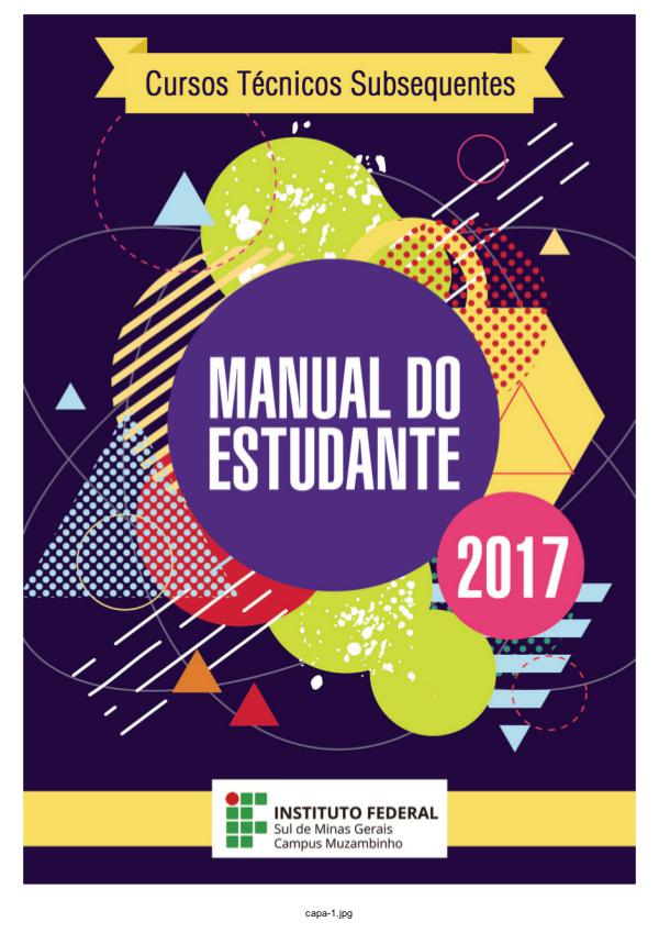 Manual dos Cursos Técnicos Subsequentes