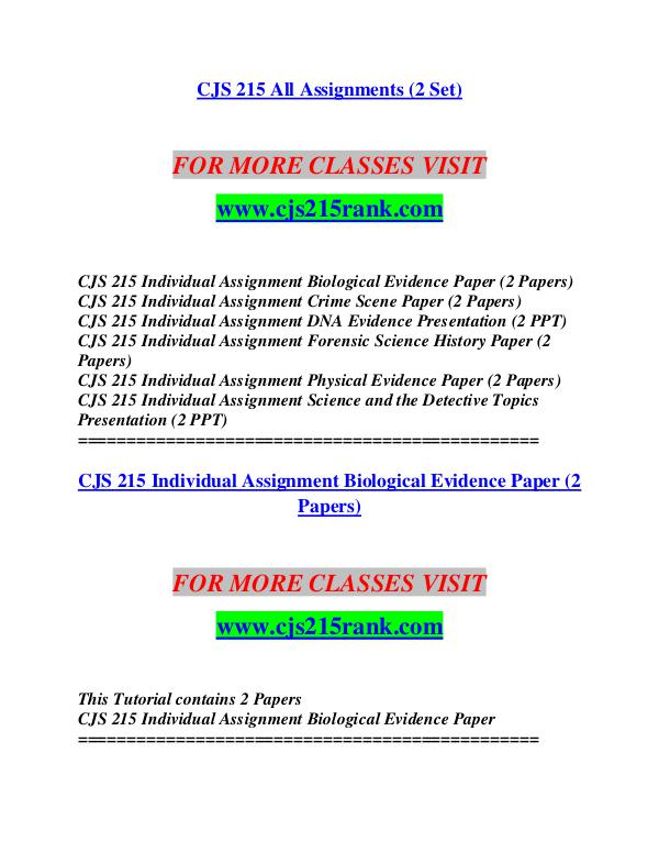 CJS 215 RANK Life of the Mind/cjs215rank.com CJS 215 RANK Life of the Mind/cjs215rank.com