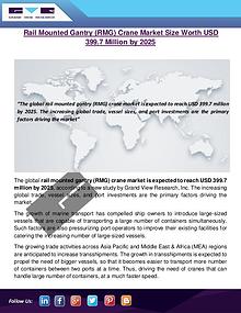 Rail Mounted Gantry Crane Market Share, Growth and Segment To 2025