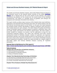 Distillate Market 2012-2022 Global Key Manufacturers Analysis Review