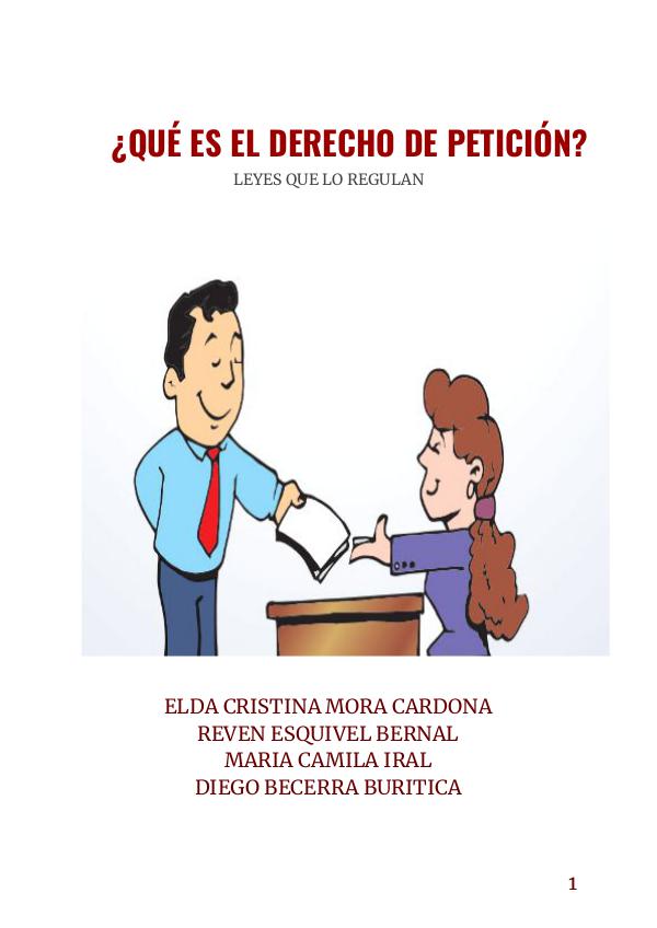 DERECHO DE PETICION DERECHO DE PETICION REVISTA