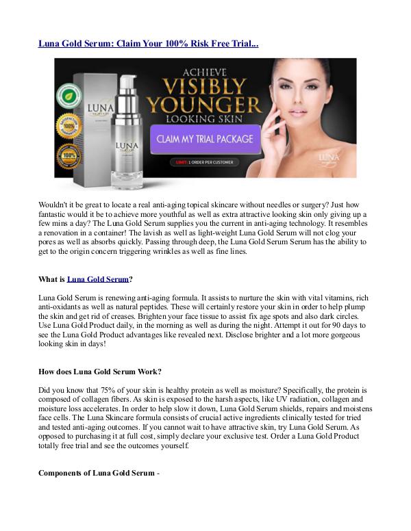 healthyminihub Luna Gold Serum