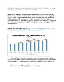 Global Chemical Sensors Market is estimated to reach $23 billion by 2