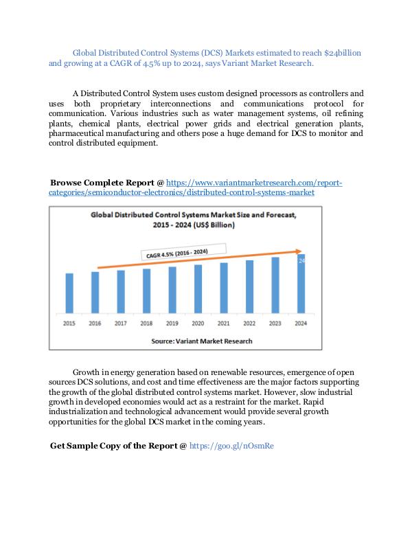 Global Chemical Sensors Market is estimated to reach $23 billion by 2 global-distributed-control-systems-markets-estimat