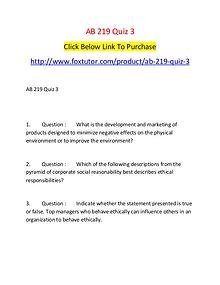 AB 219 Quiz 3