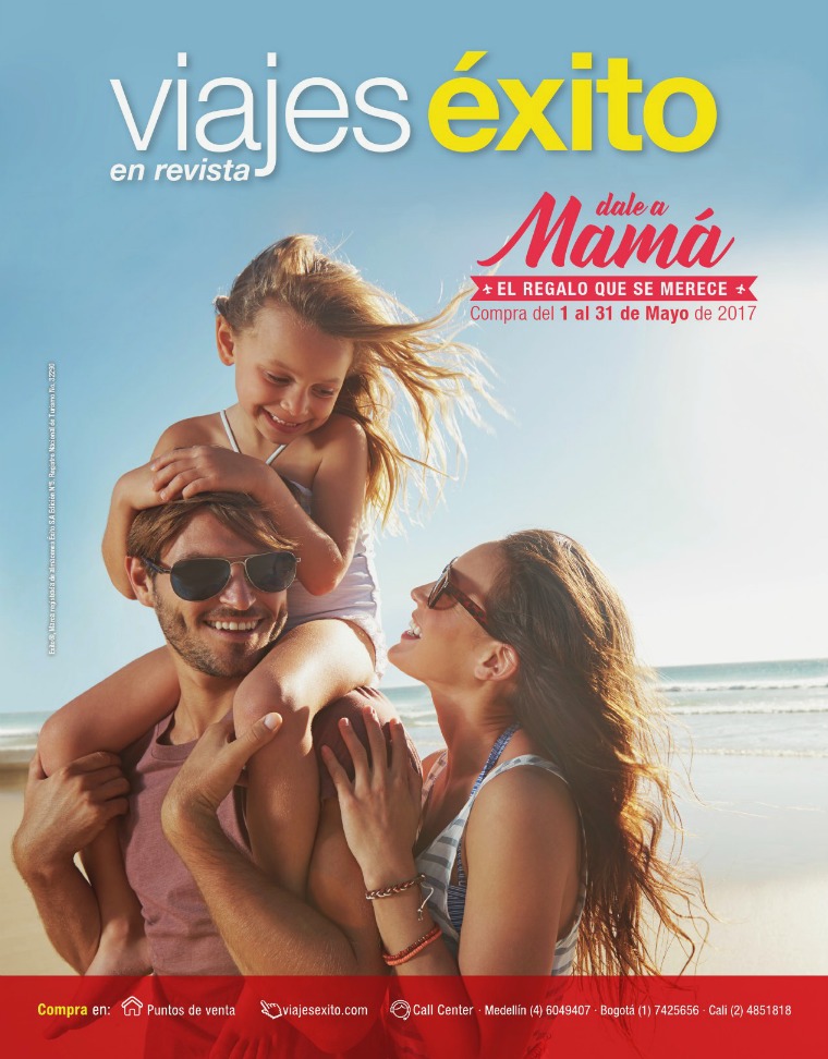 Revista Viajes Éxito Mayo