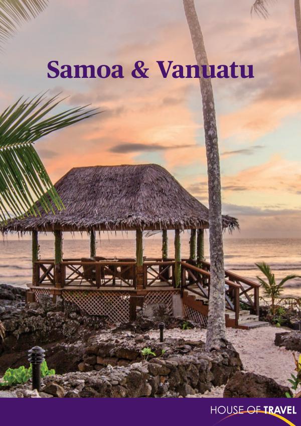 House of travel Samoa & Vanuatu Brochure 2017