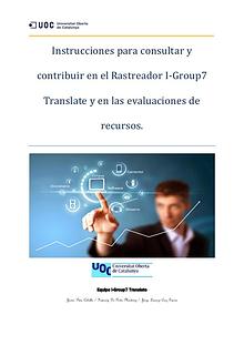 Instrucciones de uso para nuestro rastreador I-Group 7 Translate