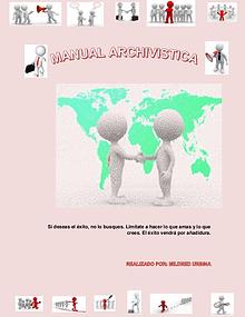 MANUAL ARCHIVISTICA