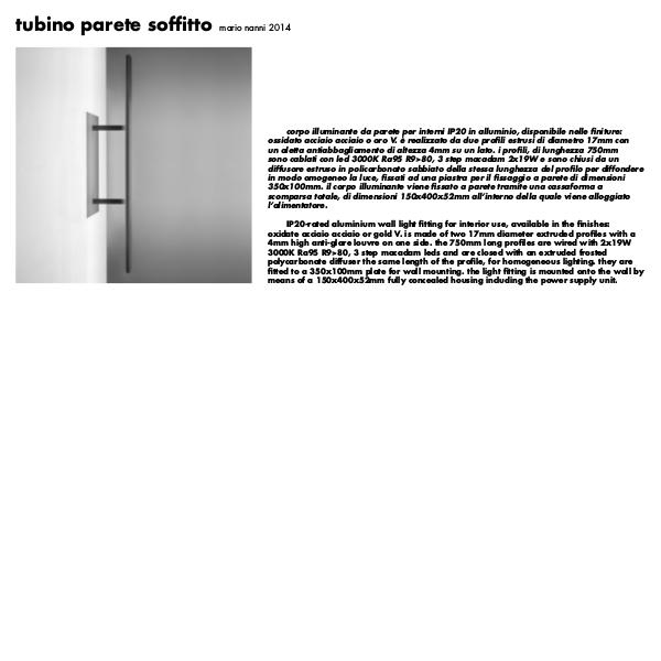 Viabizzuno by Cirrus Lighting - Architectural Lighting Range Tubino Wall by Cirrus Lighting