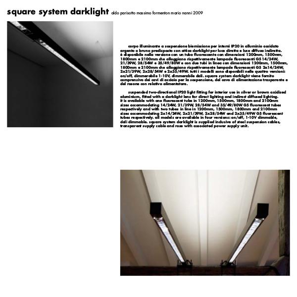 Viabizzuno by Cirrus Lighting - Architectural Lighting Range Square System Dark Light by Cirrus Lighting