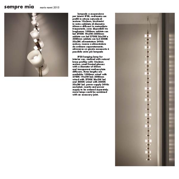 Sempre Mia by Cirrus Lighting