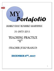 TEACHING PRACTICE II