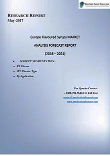 Current Trends in  Europe Frozen Bakery Products Market  Market 2016-