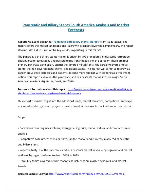 ReportsWeb- Pancreatic and Biliary Stents South America Analys