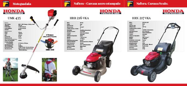 CATALOGO HONDA PRODUCTOS NUEVOS 2017 Folleto_HONDA_2017