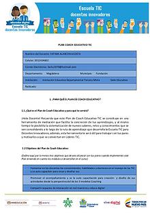 PLAN COACH EDUCATIVO