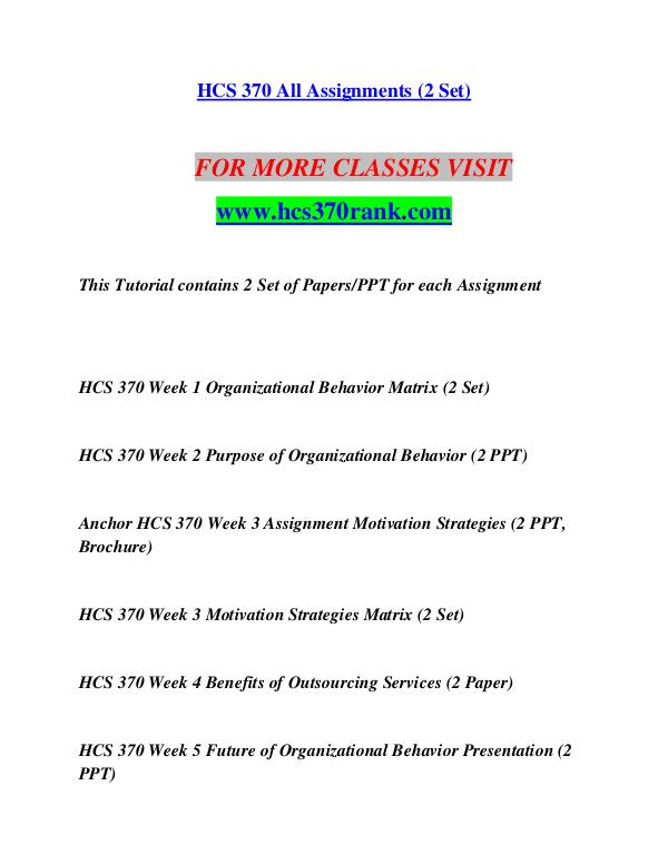 HCS 370 RANK Let's Do This /hcs370rank.com HCS 370 RANK Let's Do This /hcs370rank.com