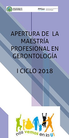 Información Gerontología  UCR