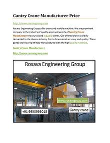 Gantry Crane Manufacturer