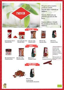 Catalogo BIO propio.Especias Crespi